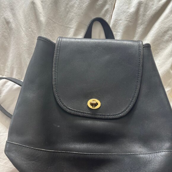 Vintage Coach Leather Mini Backpack